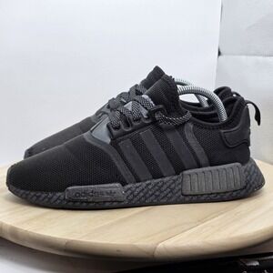 Adidas NMD‎ R1 Print Boost Black Size 8 Sneakers Shoes FV6989
